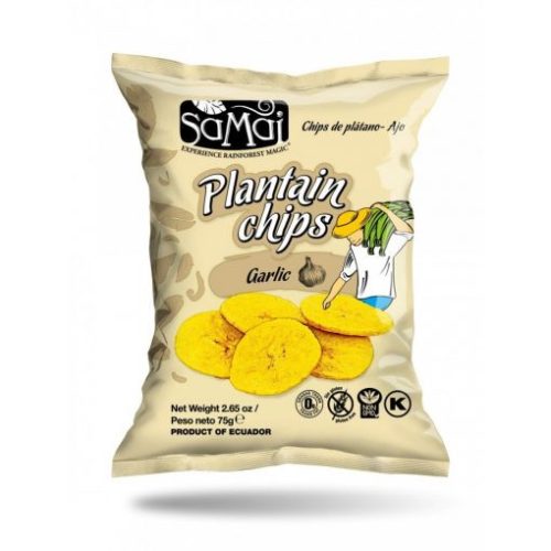 Samai plantain főzőbanán chips fokhagymás 75 g