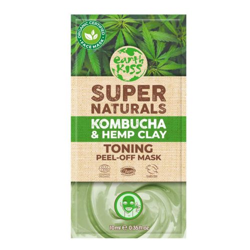 Earth Kiss supernaturals kombucha és kender agyag lehúzható arcmaszk 10 ml