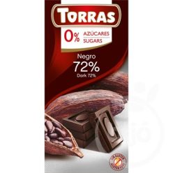   Torras gluténmentes étcsokoládé kakaóbabtörettel hozzáadott 75 g