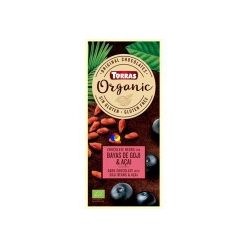   Torras gluténmentes étcsokoládé goji bogyóval és acai porral 100 g