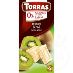   Torras gluténmentes kiwis fehércsokoládé hozzáadott cukor né 75 g