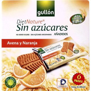 Gullón snack zabos-narancsos keksz 144 g