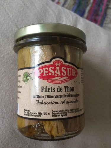 Pesasur Tonhalfilé BIO extra szűz olívaolajban 212ml / 195g