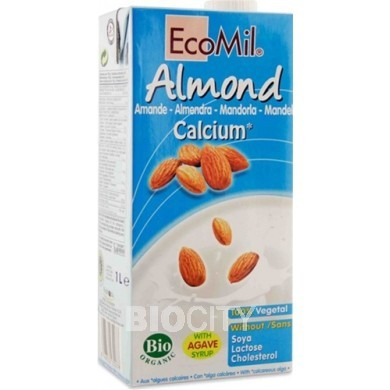 Ecomil bio mandulaital calciummal édesítőszer nélkül 1000 ml