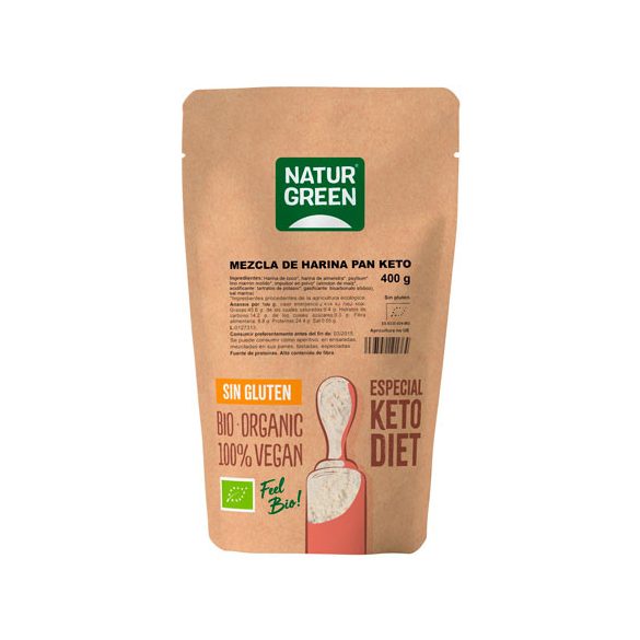 Naturgreen bio keto kenyéralap mix 300 g