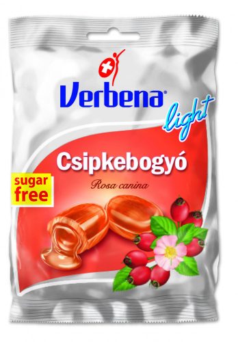 Verbena sugar free csipkebogyó töltött cukorka steviával 60 g