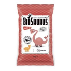 BioSaurus Bio Kukorica Snack - ketchup 50 g  Új termék