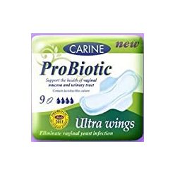 Carin probiotic ultravékony szárnyas intimbetét 9 db