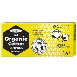 Carin organic cotton normál tampon 16 db