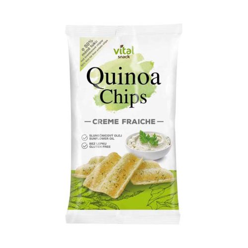 Vital Snack quinoa chips tejfölös ízű 60 g