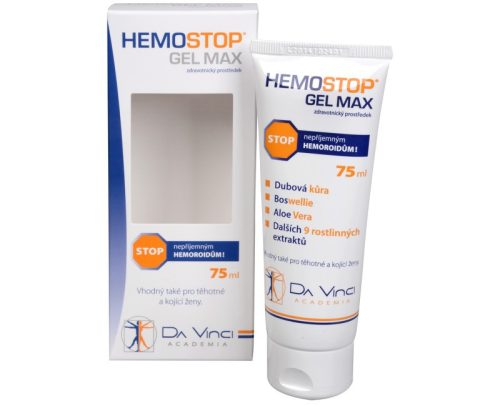 Hemostop gél max aranyérre 75 ml