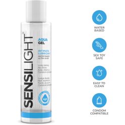 Sensilight Aquagel - vízbázisú síkosító gél (150ml)