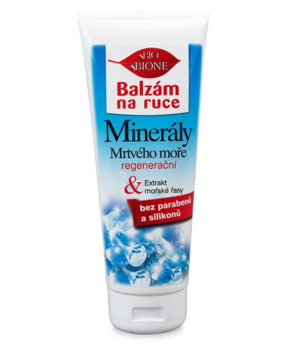 Bione holt-tengeri ásványok bioaktív kézápoló balzsam, tengeri algakivonattal, uv védelemmel 205 ml