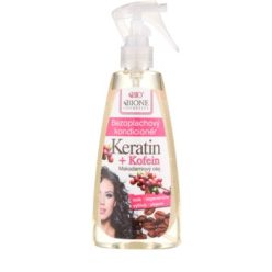   Bione cosmetics keratin+koffein+makadámiamagolaj öblítés nélküli kondícionáló spray 260 ml