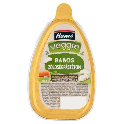 Hamé veggie babos zöldségpástétom 105 g