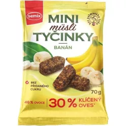 Semix mini müzli snack banános 70 g