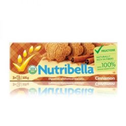 Nutribella keksz fruktózzal fahéjas 105 g