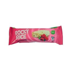 Rocky Rice puffasztott rizsszelet fehércsokis málna 18 g