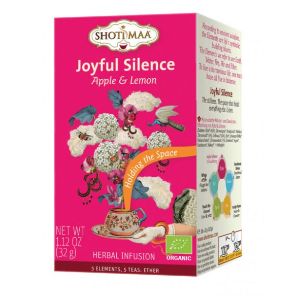 Shoti Maa bio joyful silence alma és citrom tea 16x2g 32 g