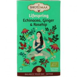   Shoti Maa bio lifespring echinacea, gyömbér és csipkebogyó tea 16x2g 32 g