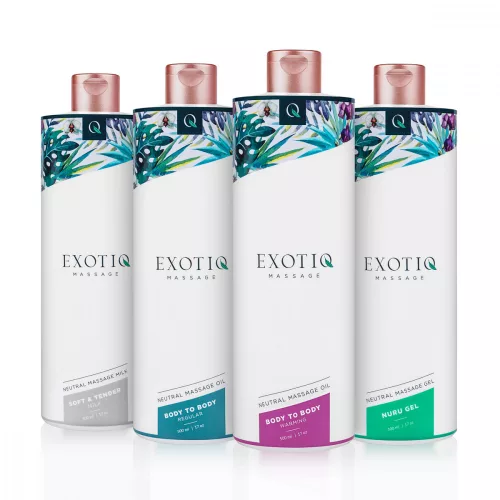 Exotiq Body To Body - melegítő masszázsolaj (500ml)
