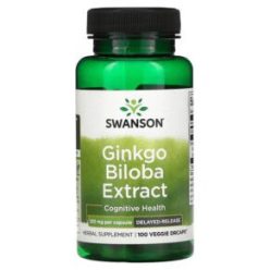 SWANSON GINKO BILOBA KAPSZULA 120mg/100db