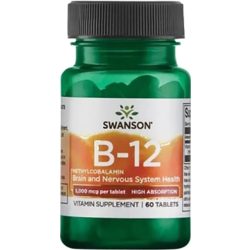 Swanson B-12 RÁGÓTABLETTA  60 db 2500mcg