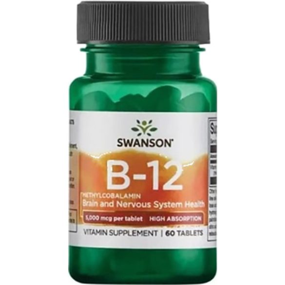 Swanson B-12 RÁGÓTABLETTA  60 db 2500mcg