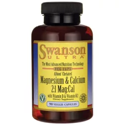 Swanson MAGNESIUM & CALCIUM (D2 ÉS K2 HOZZÁADÁSSAL)