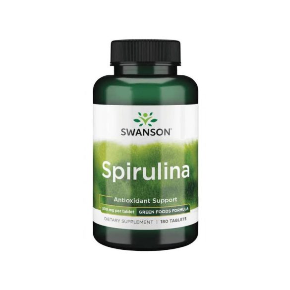 SWANSON SPIRULINA ALGA TABL. 500MG 180DB