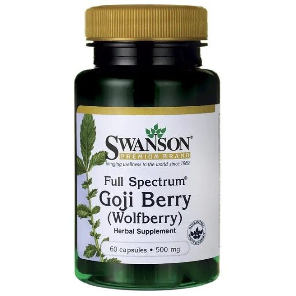 Swanson goji berry kapszula 500mg 60 db