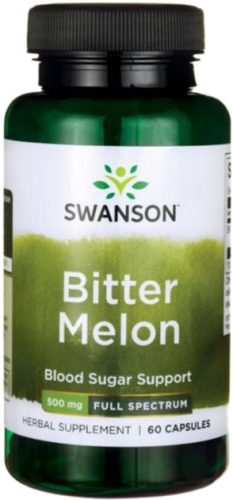 Swanson Bitter Melon Keserű Dinnye 500mg 60 db  kapszula