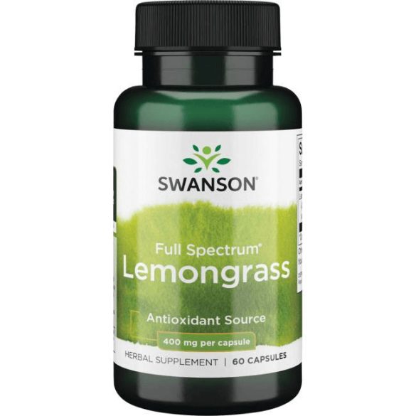 Swanson LEMONGRASS (Citromfű koncentrátum) 60 db 400 mg