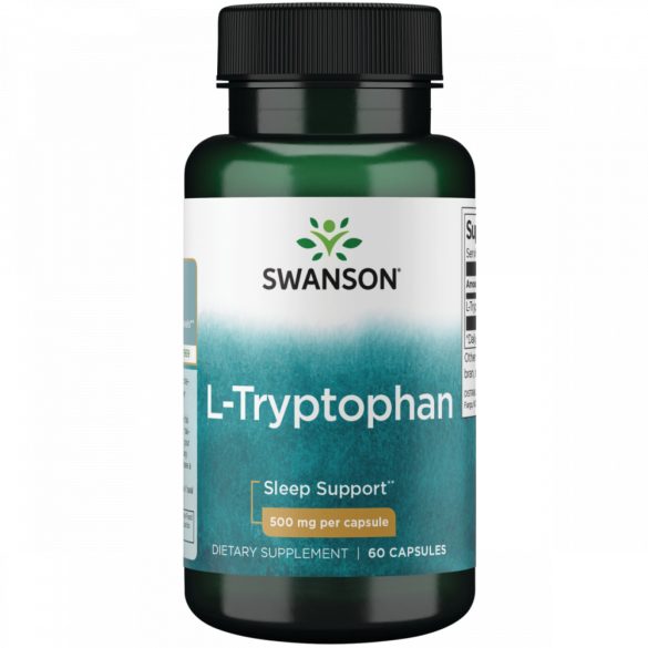 Swanson L-TRYPTOPHANE (az 5HTP előanyaga) 500 mg 60 db