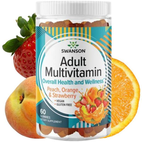 Swanson ADULT MULTIVITAMIN vegan, mentes 60 db komplex