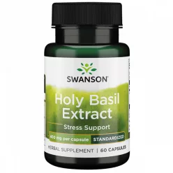   Swanson SZENT BAZSALIKOM OLAJ (Holy basil extract) 400 mg 60 db