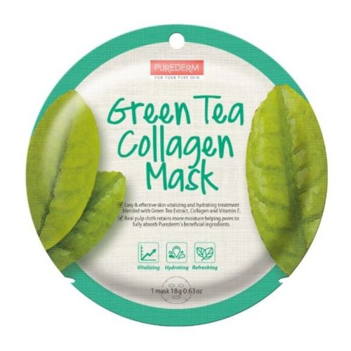 Purederm green tea zöld teás fátyolmaszk