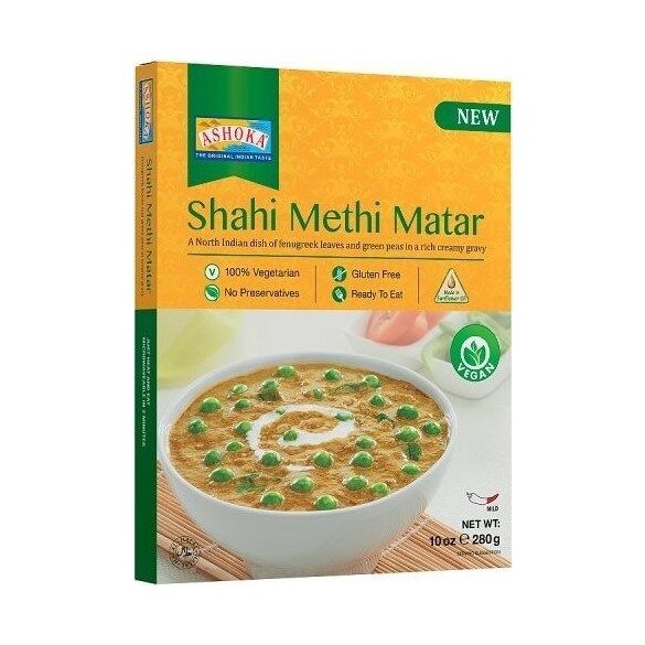 ASHOKA SHAHI METHI MATAR VEGÁN KÉSZÉTEL