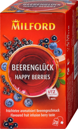 Milford eper-joghurt ízű gyümölcstea 20x2,5g 50 g