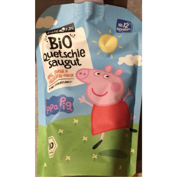 PURE&FUN PEPPA MALAC BIO GYÜM.PÜRÉ 100 G