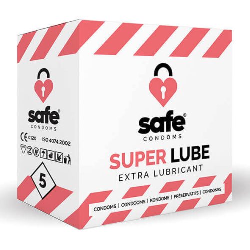 SAFE Super Lube - extra síkos óvszer (5db)