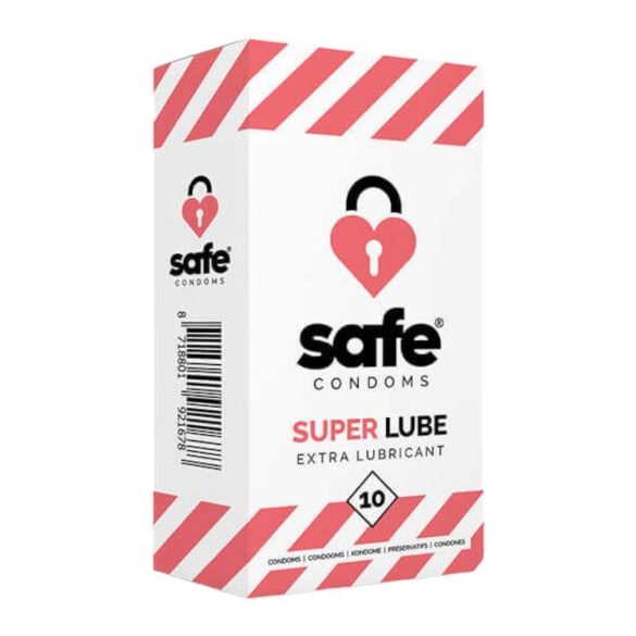 SAFE Super Lube - extra síkos óvszer (10db)