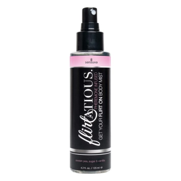 Sensuva Flirtatious - feromonos testpermet - vanília-szagos bükköny (125ml)