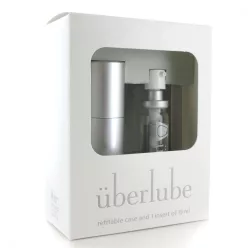   Überlube - utazó tokos szilikonos síkosító - ezüst (15ml)
