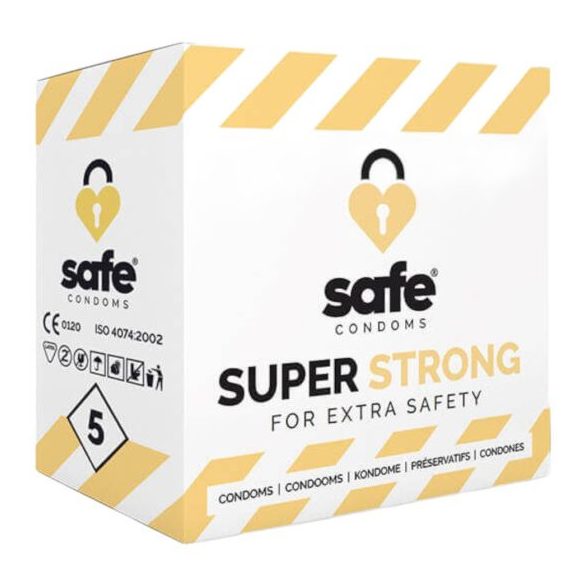 SAFE Super Strong - extra erős óvszer (5db)